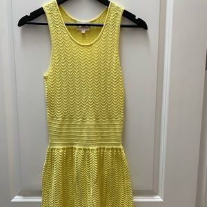 Lemon yellow summer dress